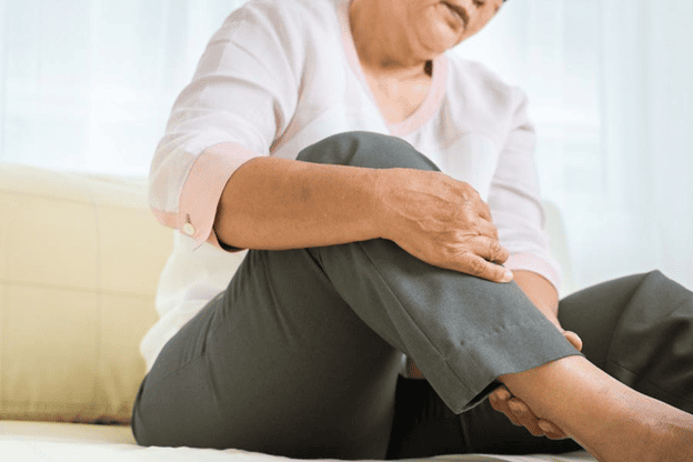 A patient experiencing PAD leg cramping at Southern California